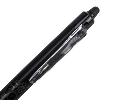 PILOT Bolígrafo tinta borrable Frixion Clicker negro trazo 0,4 mm BLRT-FR7-B