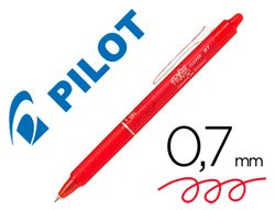 PILOT Bolígrafo tinta borrable Frixion Clicker rojo trazo 0,4 mm BLRT-FR7-R