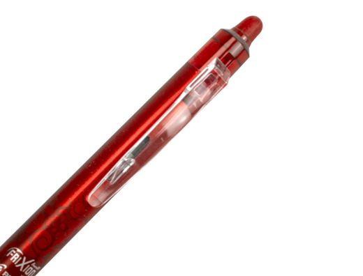 PILOT Bolígrafo tinta borrable Frixion Clicker rojo trazo 0,4 mm BLRT-FR7-R