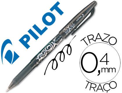 PILOT Frixion Negro Trazo 0,4mm BL-FR7-B