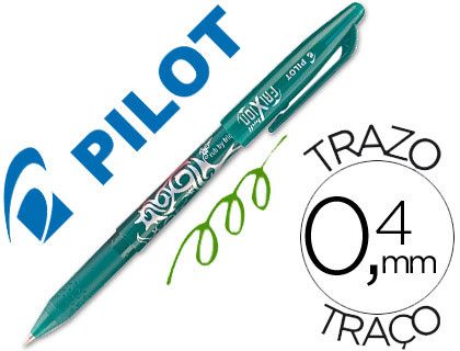 PILOT Frixion verde Trazo 0.4 mm BL-FR7-G