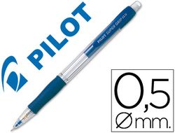 PILOT Portaminas H-185 Super Grip Retractil Trazo 0.5 mm Azul Ref. H-185-SL-L