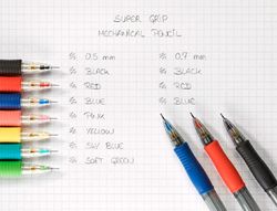 PILOT Portaminas H-185 Super Grip Retractil Trazo 0.5 mm Negro Ref. H-185-SL-B