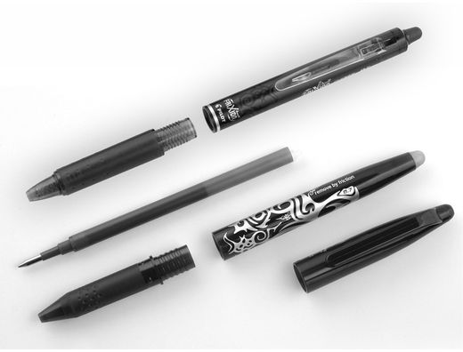 PILOT Recambio boligrafo Frixion Pack 3 Negro BLS-FR7-B-S3