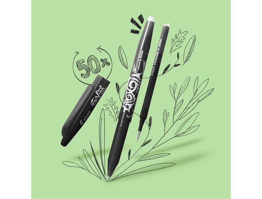 PILOT Recambio boligrafo Frixion Pack 3 Negro BLS-FR7-B-S3