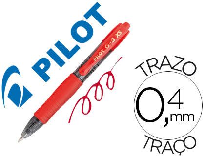 PILOT Roller G-2 PIXIE MINI Rojo BL-G2-XS-7-R