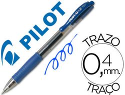 PILOT Roller G-2 Retráctil tinta Gel Azul BL-G2-7-L