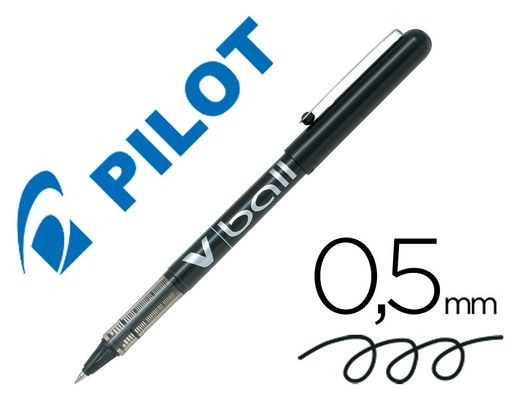 PILOT Roller V-BALL 05 Negro Tinta Liquida BL-VB5-B Diámetro de bola: 0,5 mm