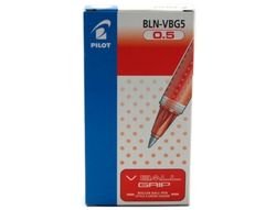 PILOT Roller V-BALL 05 Rojo Tinta Liquida BL-VB5-R Diámetro de bola: 0,5 mm