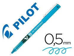 PILOT Roller V5 Azul turquesa Tinta liquida BX-V5-LB Diámetro de bola: 0,5 mm