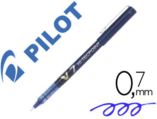 PILOT Roller V7 Azul Tinta liquida BX-V7-L Diámetro de bola: 0,7 mm