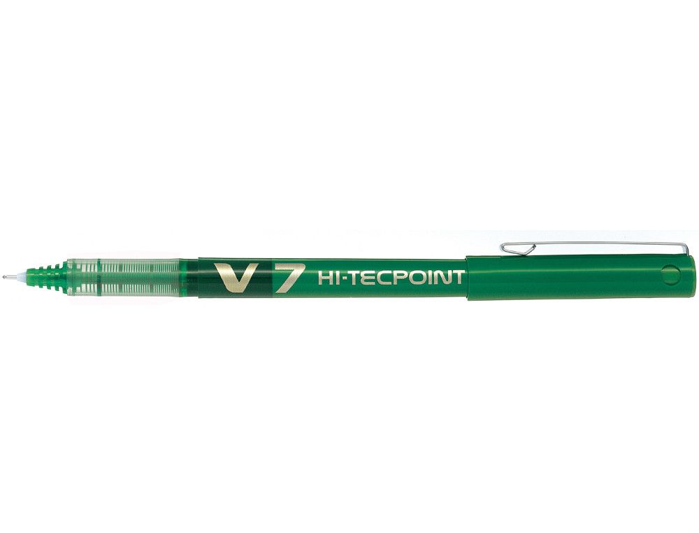 PILOT Roller V7 Verde Tinta liquida BX-V7-V Diámetro de bola: 0,7 mm