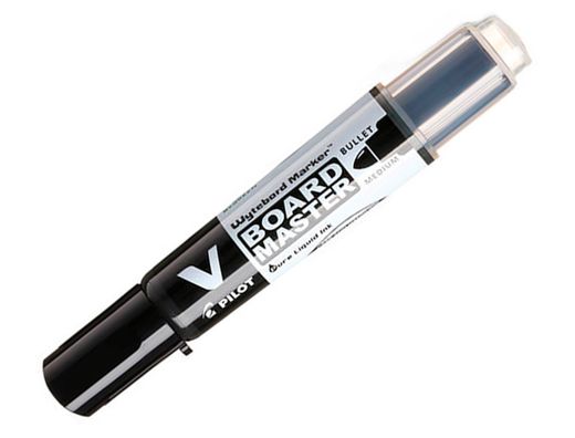 PILOT Vboard Master BEGREEN Rotulador pizarra blanca Trazo 1.8 mm Punta de fibra Negro WBMA-VBM-M-B-BG