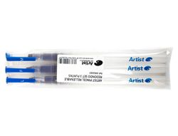 Pincel artist rellenable redondo blister 3 unidades puntas surtidas