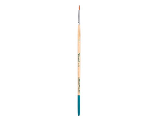 Pincel para pintura acrilica y acuarela liderpapel n 0 punta redonda de pelo sintetico certificado fsc