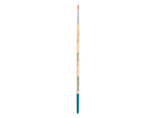Pincel para pintura acrilica y acuarela liderpapel n 00 punta redonda de pelo sintetico certificado fsc