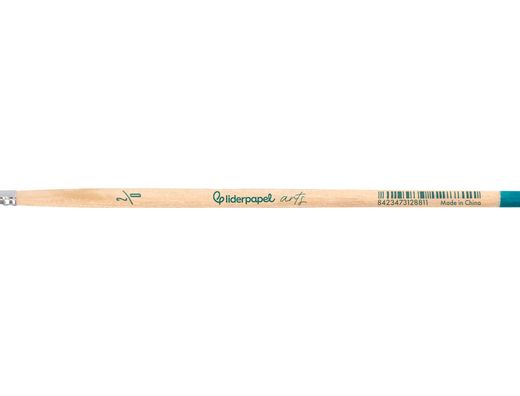 Pincel para pintura acrilica y acuarela liderpapel n 00 punta redonda de pelo sintetico certificado fsc