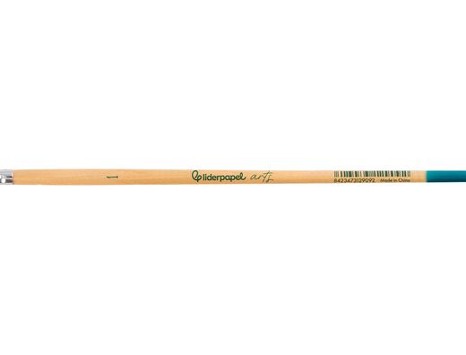 Pincel para pintura acrilica y acuarela liderpapel n 1 punta filbert / lengua gato de pelo sintetico certificado