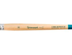 Pincel para pintura acrilica y acuarela liderpapel n 14 punta filbert / lengua gato de pelo sintetico certificado