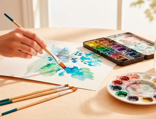 Pincel para pintura acrilica y acuarela liderpapel n 16 punta plana de pelo sintetico certificado fsc