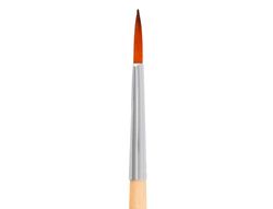 Pincel para pintura acrilica y acuarela liderpapel n 3 punta redonda de pelo sintetico certificado fsc