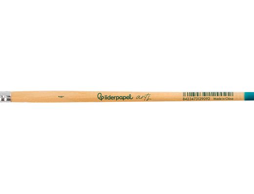 Pincel para pintura acrilica y acuarela liderpapel n 4 punta filbert / lengua gato de pelo sintetico certificado