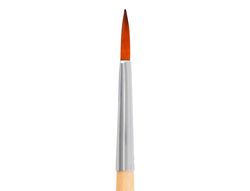 Pincel para pintura acrilica y acuarela liderpapel n 6 punta redonda de pelo sintetico certificado fsc