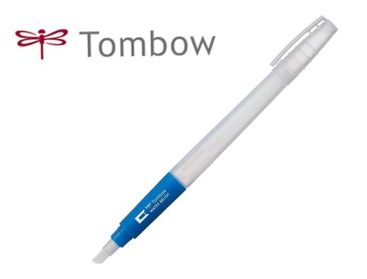 Pincel tombow water brush con deposito rellenable punta fina blister de 1 unidad