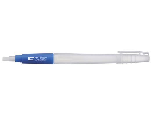 Pincel tombow water brush con deposito rellenable punta plana blister de 1 unidad
