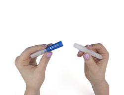 Pincel tombow water brush con deposito rellenable punta plana blister de 1 unidad