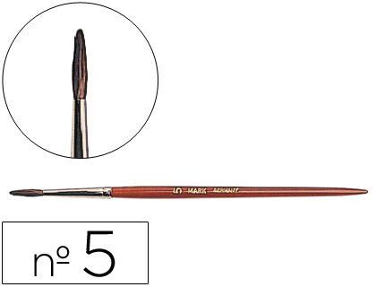 Pinceles Acuarela Liderpapel Nº 5 -Virola Cromada Pelo Engomado