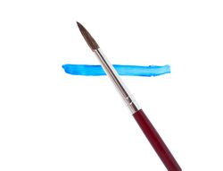 Pinceles Acuarela Liderpapel Nº 7 -Virola Cromada Pelo Engomado