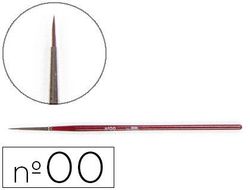 Pinceles Acuarela Liderpapel Nº00 -Virola Cromada Pelo Engomado