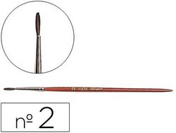 Pinceles Acuarela Liderpapel Nº2 -Virola Cromada Pelo Engomado