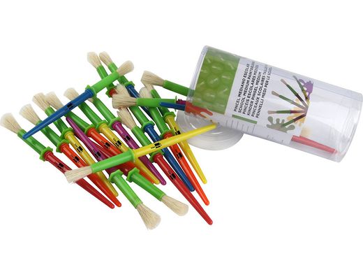 Pinceles escolares liderpapel mediano