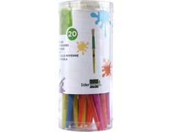 Pinceles escolares liderpapel mediano