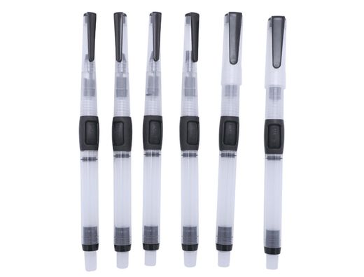 Pinceles liderpapel recargables para productos acuarelables set de 6 unidadesgrosor puntas surtidas