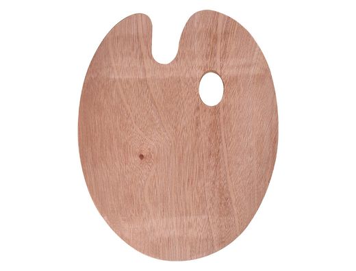 Pinceles sinteticos liderpapel pack de 12 unidades con puntas y tamańos surtidos + paleta de madera