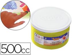 Pintura A Dedos Jovi 500 Cc -Amarillo