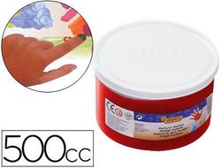 Pintura A Dedos Jovi 500 Cc -Rojo