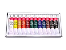 Pintura Acrilica Artist Caja Carton de 12 Colores Surtidos Tubo de 12 Ml