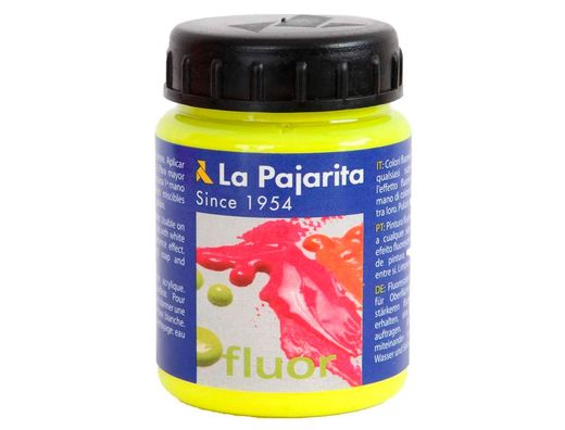 Pintura Acrilica La Pajarita F-01 Amarillo Canario 75Ml