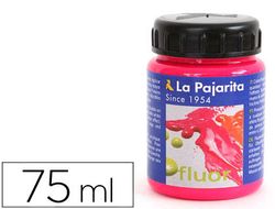 Pintura Acrilica La Pajarita F-04 Magenta Fluorescente 75Ml