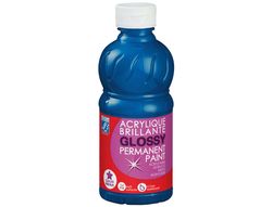 Pintura Acrilica L&B Brillo Azul Primario Bote de 250 Ml