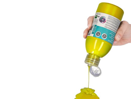 Pintura acrilica liderpapel bote de 250 ml amarillo