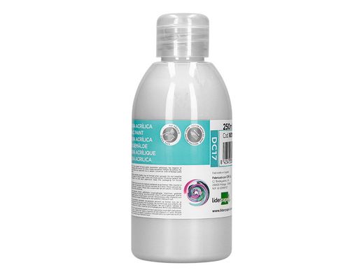 Pintura acrilica liderpapel bote de 250 ml blanco