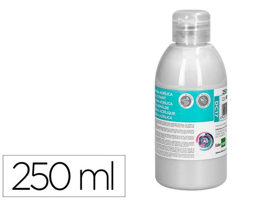 Pintura acrilica liderpapel bote de 250 ml blanco
