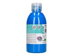 Pintura acrilica liderpapel bote de 250 ml cian