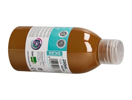 Pintura acrilica liderpapel bote de 250 ml marron