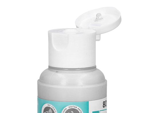 Pintura acrilica liderpapel bote de 80 ml blanco
